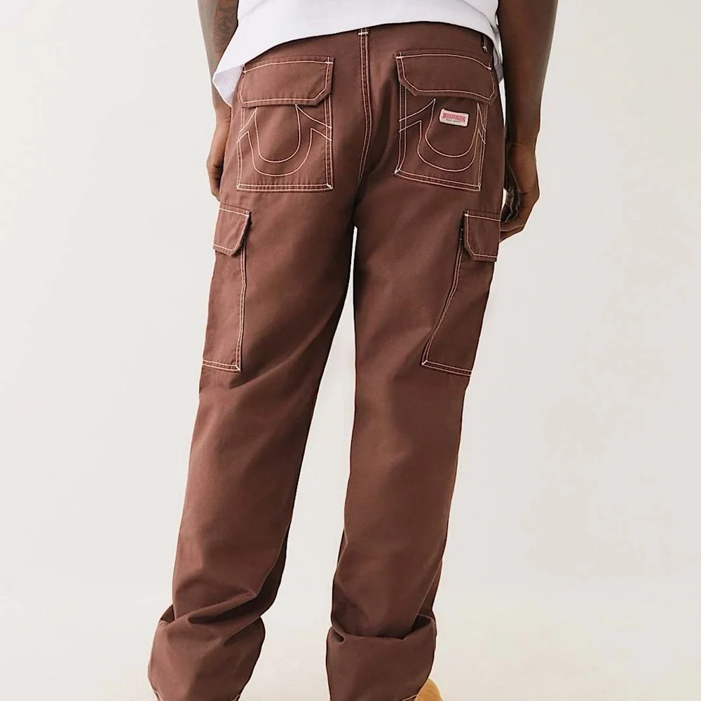 Men's True Religion Brown Cargo Pants